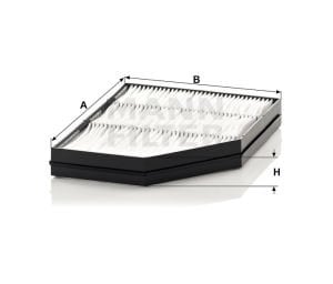 MERCEDES-BENZ Actros II (963 / MP4) 11- 2635 BlueTec 5/6/EEV - 260 kW - 353 hp CU 32 001 Kabin Filtresi