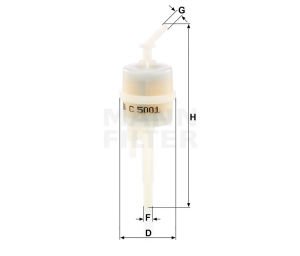 MERCEDES-BENZ Antos (963) 2545 BlueTec 5/6/EEV - 330 kW - 449 hp C 5001 Yakıt Tankı Hava Filtresi