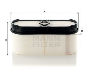 MERCEDES-BENZ Actros II (963 / MP4) 11- 2045 BlueTec 5/6/EEV - 330 kW - 449 hp CP 49 001 Hava Filtresi