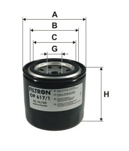 HYUNDAI i10 III 1.2 MPi - 62 kW - 84 hp OP 617 Yağ Filtresi