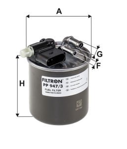 MERCEDES-BENZ CLA (C117/X117) CLA 180 CDI, d - 80 kW - 109 hp PP 947/3 Yakıt Filtresi